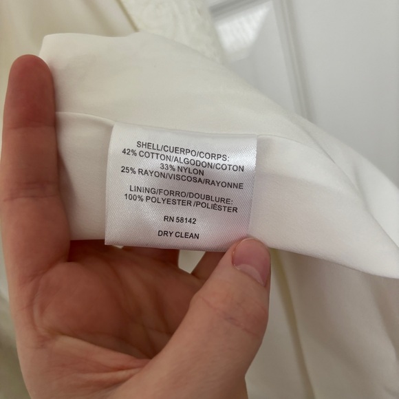 Gal Meets Glam Leighton White Lace Dress Size 14 - Picture 8 of 8